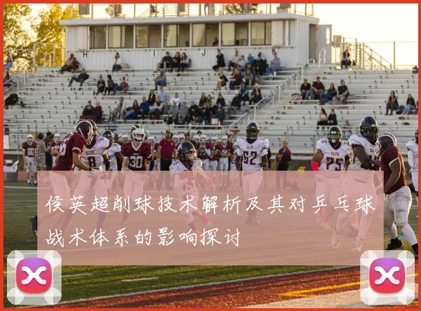 侯英超削球技术解析及其对乒乓球战术体系的影响探讨